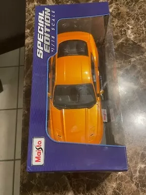 Maisto Special Edition 1:18 Scale 2015 Ford Mustang GT Diecast Model | Orange • $34.99