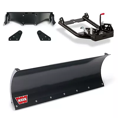 WARN ATV Front Mounted Snow Plow Kit Compatible With Yamaha Grizzly Kodiak(60 ) • $574.96