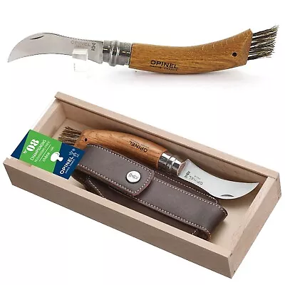 OPINEL Mushroom Knife – Pick + Clean Mushrooms With SHEATH / CASE In Wooden Box • $65.77