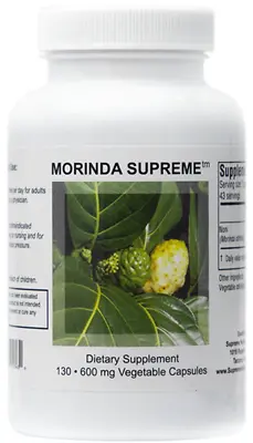 Morinda Supreme By Supreme Nutrition Products - 600mg / Capsule - 130 Caps • $35.99