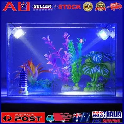 1W Mini Waterproof Aquarium LED Spotlight Fish Tank Underwater Lighting Lamp • $12.56