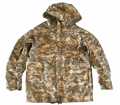 US Army Military Camo Cold Weather Parka Jacket Waterproof Camouflage Hooded • $44.50
