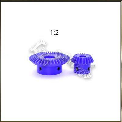 15M-40T Nylon Umbrella Tooth Bevel Gear Helical Motor Gear 1 Mod 1:2 Pairing • $5.03