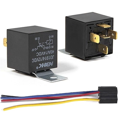 £11.99 • Buy 12V Automotive Changeover Relay 40A 5-Pin SPDT Switching Relays For Car Bike Van