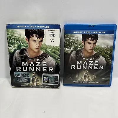 The Maze Runner (Blu-ray + DVD 2014) With Slip Cover • $2.99