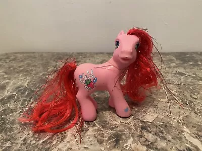 Strawberry Reef My Little Pony G3 2004 Pink Coral Strawberry Cutie Mark • $7.95