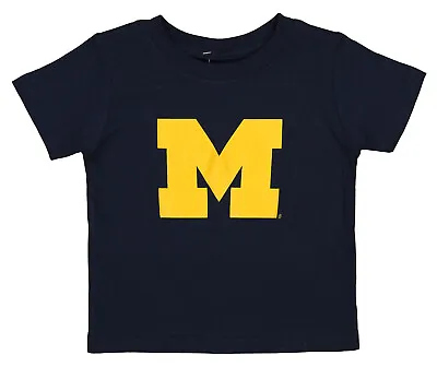 Outerstuff NCAA Infants Michigan Wolverines Team Logo Tee Shirt Navy • $8.99