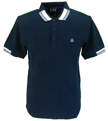 Merc London Brigade Black 100% Cotton Polo Shirt  • £44.99