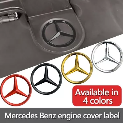 1PC 3D Design Chrome For Mercedes-Benz Trunk Chrome Star Emblem Badge -70mm • $17.95