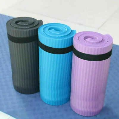$14.91 • Buy Non-Slip Yoga Pilates Mat Thick Exercise Gym Workout 15mm Fitness Mats Yoga Mats