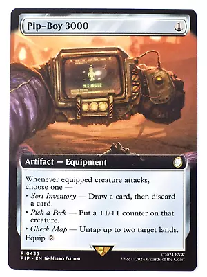 MTG Pip-Boy 3000 - Universes Beyond: Fallout [Extended] NM- • $20