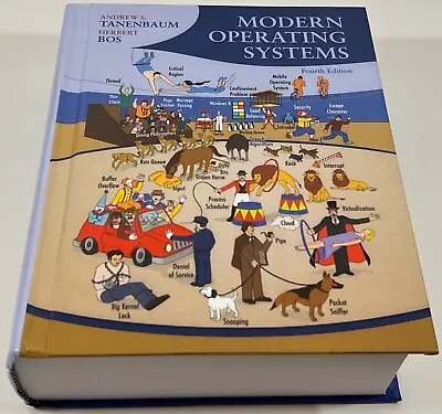 Modern Operating Systems By Andrew Tanenbaum Herbert Bos (4th Edition) • $54.99