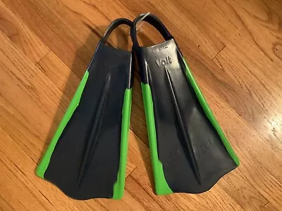 Voit Duck Feet Model Swim Fins BLUE/GREEN Boogie Bodyboarding  SMALL • $60