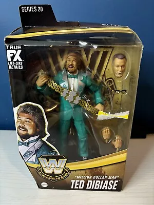 Mattel WWE Legends Elite Collection Million Dollar Man Ted DiBiase Action Figure • $23.90