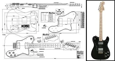 Fender Telecaster® Deluxe Electric Guitar Plan • $32.99