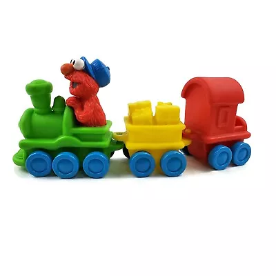 1992 Illco Sesame Street Elmo Soft Choo Choo Train Set Vintage Baby Toddler Toy • $12.97