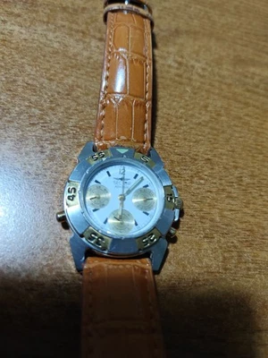 Montre Sector ADV Pour Femme - Style Sportif, étanche 100m, Boîtier 27mm Acier, Bracelet Cuir Marron
