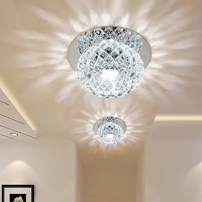 Ceiling Light Crystal LED Fixture Pendant Lamp Lighting Chandelier Bedroom • $18.52