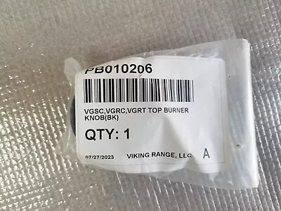 Viking RANGE - TOP BURNER KNOB - PB010206 / 952591- New! • $15