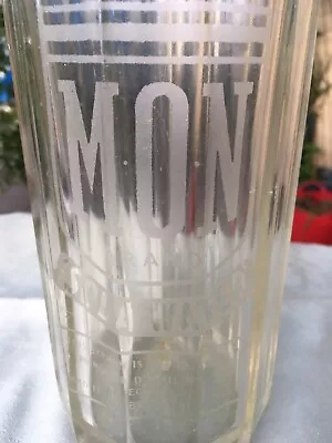 Vintage Mon Brand Glass Soda Syphon • $20