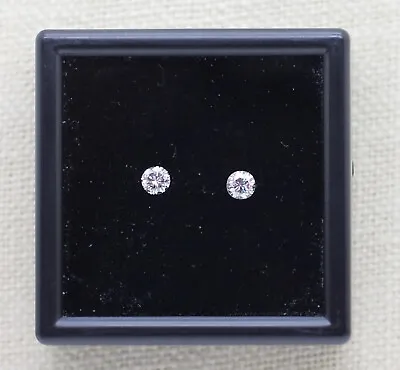 Natural 0.38ct Round Brilliant Loose Diamond Lot Of 2 • $390