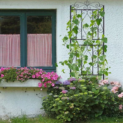 2 Large Garden Trellis Metal Garden Obelisk Trellis Climbing Vine Plants Lattice • £65.94