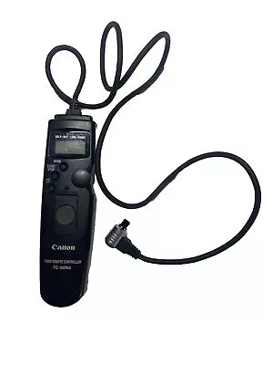 Canon TC-80N3 Timer Remote Cord Shutter Release Cable - Good Condition • £5