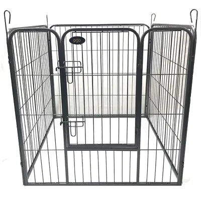 £59.99 • Buy Heavy Duty Dog Puppy Pet Rabbit Cat Guinea Pig Play Pen Run Whelping Bed 4 Sides