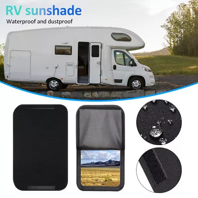 RV Door Window Shade Cover For Camper Privacy Entrance 16 X 25 In UV Protection • $11.64