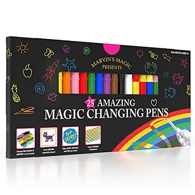 £21.55 • Buy Marvin's Magic - Amazing Magic Pens - Colour Changing Magic Colouring Pens Set -