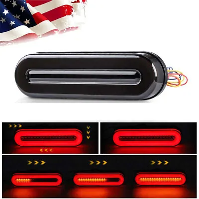 1X Universal LED Motorcycle Tail Lights Brake Stop Light Flowing Turn Signal ATV • $12.98