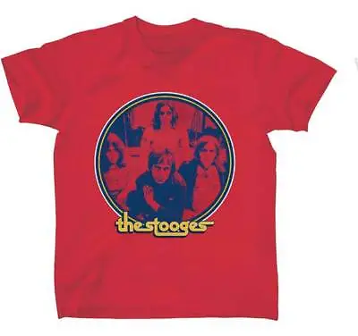 Iggy Pop & The Stooges 60s 70s Garage Punk Rock Music Band Red T Shirt IGP-1004 • £35.52