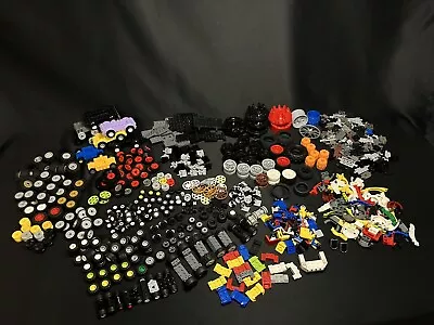 Sorted LEGO Lot Car Vehicle Parts Pieces Wheels Hubs Axles Seats Fenders + More • $26