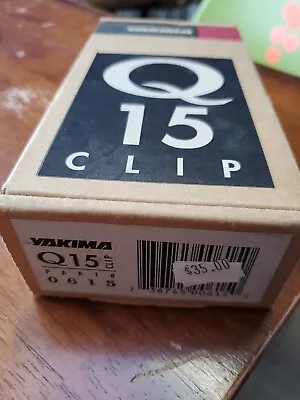 YAKIMA Q15 CLIPS Part #0615 NEW IN BOX. COMPLETE WITH PADS AND STICKERS • $17.50