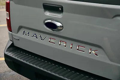 Vintage Letters Compatible With FORD MAVERICK 2022 Logo Tailgate Insert Glossy • $35