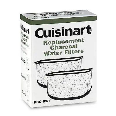$11.95 • Buy Cuisinart DCC-RWF Replacement Water Filters, 2-Pack OEM In Retail Box