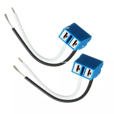 2PCS H7 2 Pins Headlight Bulb Socket Outlet Array Lamp Base Car Connector Plug • $9.58