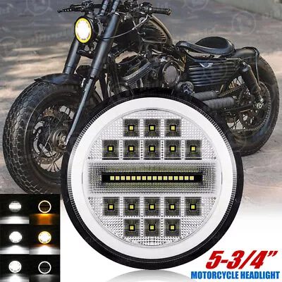 5.75  5 3/4 Round LED Headlight Hi/Lo DRL For Harley-Davidson Sportster 1200 883 • $30.98