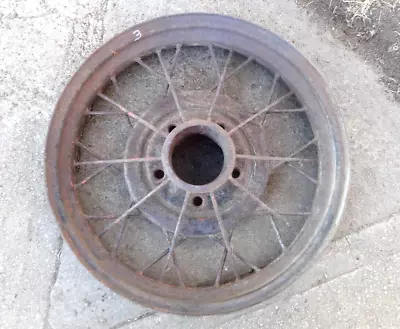 1930 1931 Model A Ford 19  Inch WIRE SPOKE WHEEL Original 5 Lug #3 • $135