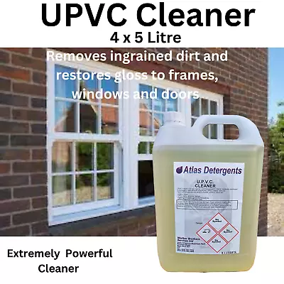 Powerful 5 Litre UPVC Cleaner For Windows Doors Cladding Conservatories Ect • £21.99