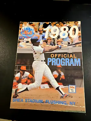 1980 Vintage New York Mets Scorecard • $0.99