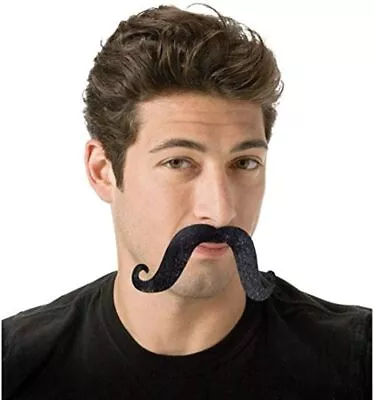 Fiesta Moustache Black Suit Yourself Fancy Dress Up Halloween Costume Accessory • $7.47