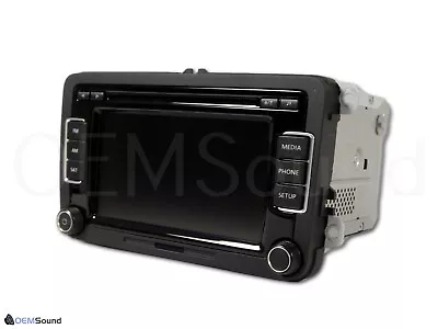 VW RCD-510 Touchscreen HD Radio Media Bluetooth SAT CD Player XM 1K0035180AD OEM • $135