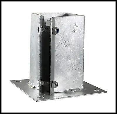 £20.50 • Buy TIMco Bolt Down Shoe Heavy Duty Fence Support Holder Galvanised Various Sizes