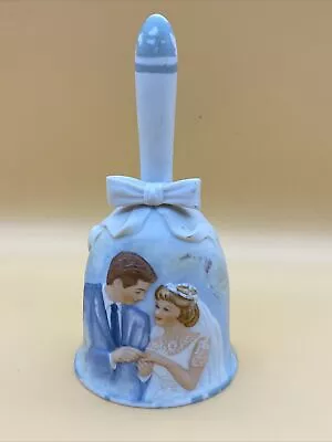 NORMAN ROCKWELL Bride And Groom Collectors Bell Porcelain • $6.99