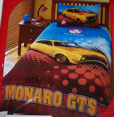 Holden Monaro GTS Single Bed Printed Quilt Cover Set New • $49.95