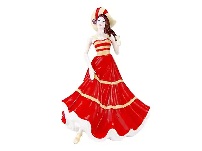 Coalport Figurine Sentiments My Sweetheart Bone China Lady Figures 2008 Red • £59.99