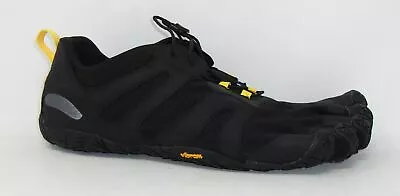 Vibram Men's V 2.0 Trail Running Shoes Black/Yellow 47 EU/12-12.5 US - USED • $70