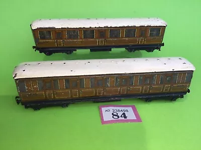 Hornby Dublo Two 32010 Corridor Coaches D1 N.E. 1st/3rd No Box 3 Rail FC. • £18.99