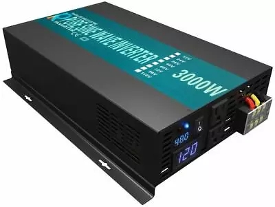 48v To 110V 120V Pure Sine Wave Power Inverter 300w 800w 1500w 2500w 3000w Home • $171